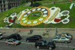 Цветочные часы в центре Киева изменили дизайн