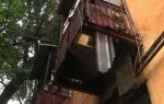 В Днепропетровске пенсионер упал вместе с балконом