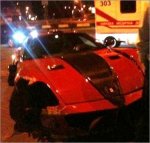 В центре Киева разбился эксклюзивный Ferrari стоимостью $ 500 тысяч